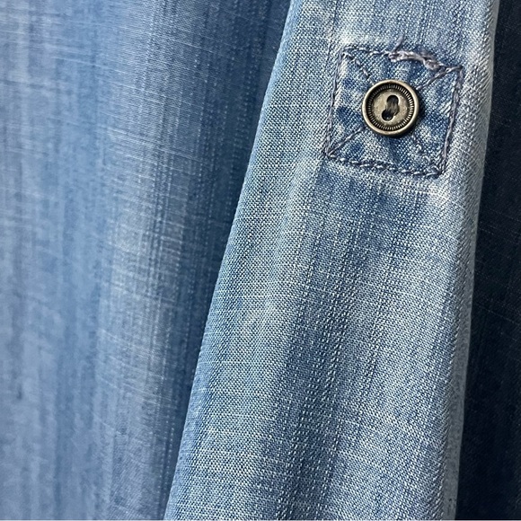 Allison Joy Blue Denim Tunic w Pockets size M - Picture 8 of 11